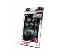 Nuovo Revell - Star Wars Darth Vader Tie Fighter Kit Modello 1:121 Scala - 01102