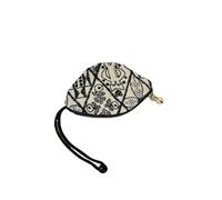 Nuovo ricamato mini portamonete sacchetto di cotone portachiavi pendente della chiusura lampo piccola borsa chiave dell'automobile, 05, Taglia unica