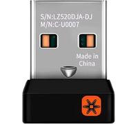 Nuovo ricevitore USB Dongle Unifying per mouse e tastiera compatibile per qualsiasi prodotto Logitech che visualizza il logo unificante (Orange Star, collega fino a 6 dispositivi)