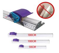 Nuovo righello da taglio per tagliabordi manuale in alluminio da 180 cm, righello per tagliabordi per carta fotografica, taglierina per foto in PVC PET con righello
