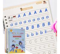 Nuovo riutilizzabile apprendimento matematica inglese 3D calligrafia libro disegno quaderno numeri educazione per bambini lettera pratica giocattolo regali