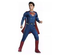 Nuovo Rubie's Justice League Superman Costume Bambini Capo Crowbar Taglie Xs S M
