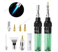 Nuovo saldatore a gas portatile 4 IN 1 penna per saldatura a pistola per saldatura a gas butano senza fili 1300 ℃ Mini strumenti per punta saldatore butano con bruciatore 3 IN 1