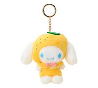 NUOVO Sanrio Cinnamoroll Fruit Design Portachiavi Borsa Charm 4,7"H con Cap...