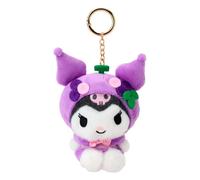 NUOVO Sanrio Kuromi Fruit Design Portachiavi Borsa Charm 5,5"H con Cappello...