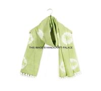 Nuovo Sciarpa Colorata Tie Dye Lunga Morbida In Cotone Per Donna