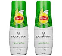 NUOVO sciroppo concentrato SodaStream Ice Tea Green 2 x 440 ml per spruzzatori