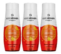 NUOVO sciroppo SodaStream Citrus Mix 3x440ml sciroppo per bevande al limone a...