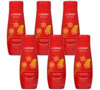 NUOVO sciroppo SodaStream Cola arancione 6 x 440 ml sciroppo per bevande conc...