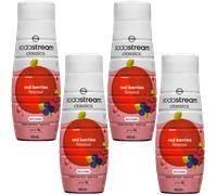 NUOVO sciroppo SodaStream frutti di bosco 440 ml confezione da 4 sciroppo...