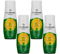 NUOVO sciroppo SodaStream Ginger Ale 4x440 ml sciroppo per bevande concentrat...