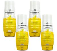NUOVO sciroppo SodaStream gusto limone 4 x 440 ml senza zucchero concentrato