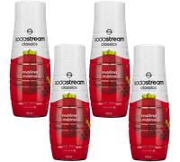 NUOVO sciroppo SodaStream lampone 440 ml confezione da 4 bevande concentrate