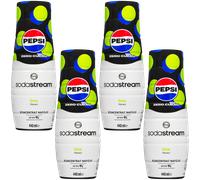 NUOVO sciroppo SodaStream Pepsi Max Lime 440 ml confezione da 4 bevande conce...