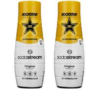 NUOVO sciroppo SodaStream Rockstar Original Zero 2x440ml Energy Drink senza...