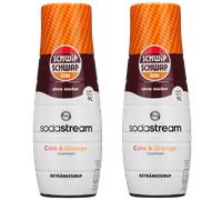 NUOVO sciroppo SodaStream Schwip Schwap Light 2 x 440 ml cola arancione senza...