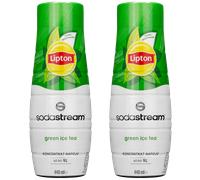 NUOVO sciroppo SodaStream tè freddo tè verde 2 x 440 ml bevande concentrate