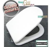 NUOVO SEDILE TAVOLETTA WC MISURA 1 CERAMICA GLOBO COPERCHIO ACB ERCOS GOLD ITALY
