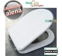 NUOVO SEDILE WC ALENA SBORDONI SIMCA RIACE ACB ERCOS LINEA GOLD VASO COPERCHIO