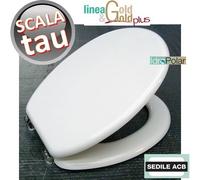 NUOVO SEDILE WC SCALA TAU IDEAL STANDARD MARCA ACB ERCOS GOLD ANIMA IN LEGNO