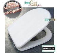 NUOVO SEDILE WC WASHPOINT IDEAL STANDARD TAVOLETTA MARCA ACB ERCOS GOLD BIANCO