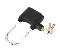 Nuovo sensore di movimento integrato Sicurezza 110db Sirena Allarme Blocco Lucchetto antifurto universale for cancello porta moto bicicletta(Short-Black)