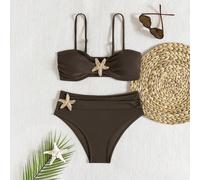 Nuovo set bikini minimalista, colore unito, sexy, snellente, che copre l'addome, accessorio di moda, stile resort, elegante e alla moda due pezzi, per feste in spiaggia, costumi da bagno più venduti p