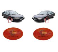 Nuovo Set Coppia Frecce Indicatori Fendinebbia Anteriore Ford Mondeo 1993-2000