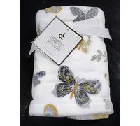 Nuovo Set Di 2 Deborah Connolly 100% Cotone Multicolore Farfalla Asciugamano