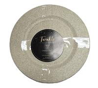 Nuovo Set Di 4 CELLINI Scintillio Champagne Tono Sfarzo Resina Tondo