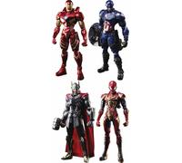 NUOVO set di 4 figure Marvel Universe Variant Bringarts DESIGNED BY TETSUYA N...