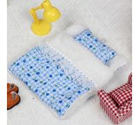 Nuovo set di bambole da 17 cm con abbigliamento rimovibile (solo pigiama), adatto per sacco a pelo e letto per bambole Sacco a pelo rosa con cuscino,Sacco a pelo coniglietto della buonanotte con cusci