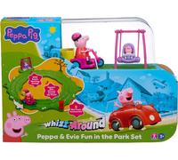 NUOVO Set Gioco Peppa Pig Whizz Around Con Peppa Ed Evie Nel Parco