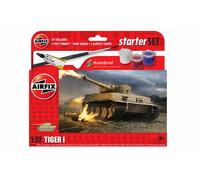 Airfix 1:72 Tiger 1 Serbatoio Modello Set Starter Pittura, Pennello Colla Della