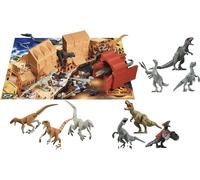NUOVO set mappa da gioco Takara Tomy ANIA Jurassic World e 12 dinosauri dal G...