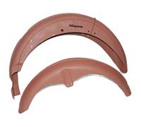 Nuovo Matchless G3LS Set Parafanghi Anteriore E Posteriore In Metallo Crudo Nudo