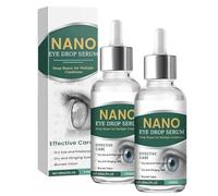 Nuovo siero nano gocce per occhi, sollievo dall'affaticamento degli occhi, idratazione istantanea, adatto per stanchi, stressati e secchi, 30 ml (2pcs)