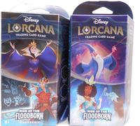 Nuovo Sigillato Disney Lorcana Rise Of The Floodborn Figurina Gioco Starter Deck