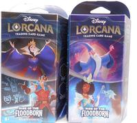 Nuovo Sigillato Disney Lorcana Rise Of The Floodborn Figurina Gioco Starter Deck