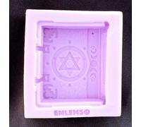 Nuovo Significare Libro Stampo IN Silicone Per Resina, Argilla, Topper Torta,