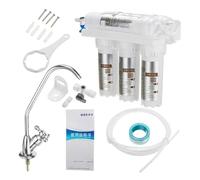 Nuovo sistema di filtraggio diretto dell'acqua potabile a ultrafiltrazione di tipo 3+2 for kit di filtri for l'acqua del rubinetto della cucina domestica(WHITE)