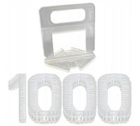NUOVO sistema di livellamento piastrelle set 1000 clip 500 cunei 1,5 mm strum...