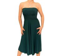 Nuovo Slinky senza Spalline Un Linea Abito - Lunghezza Al Ginocchio