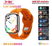 Nuovo Smart watch HK10 Mini plus Serie 10 Frequenza cardiaca AMOLED Uomo Donna Pressione sanguigna Navigazione 2.0 Pagina 3D che gira AI quadrante dell'orologio