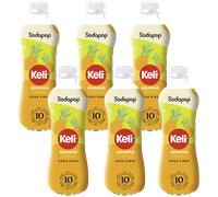 NUOVO SODAPOP Keli sciroppo di ananas 500 ml, concentrato, 6 pezzi, set bevande