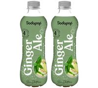 NUOVO Sodapop Zenzero Sciroppo Bar Edition 2x500ml Gusto Zenzero Cocktail Mixer