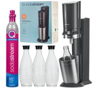 NUOVO SodaStream Crystal 3 0 gorgogliatore d'acqua 3 caraffe in vetro...