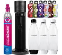 NUOVO SodaStream Gorgogliatore Acqua Gaia Nero 3x1L Bottiglia 1xCO2 6xBolero