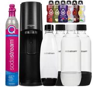 NUOVO Sodastream Gorgogliatore Acqua Terra Nero con 4 Bottiglie 1L Bolero 6...