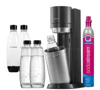 NUOVO SodaStream Gorgogliatore d'acqua DUO Titan 2 bottiglie CO2 QuickConnect